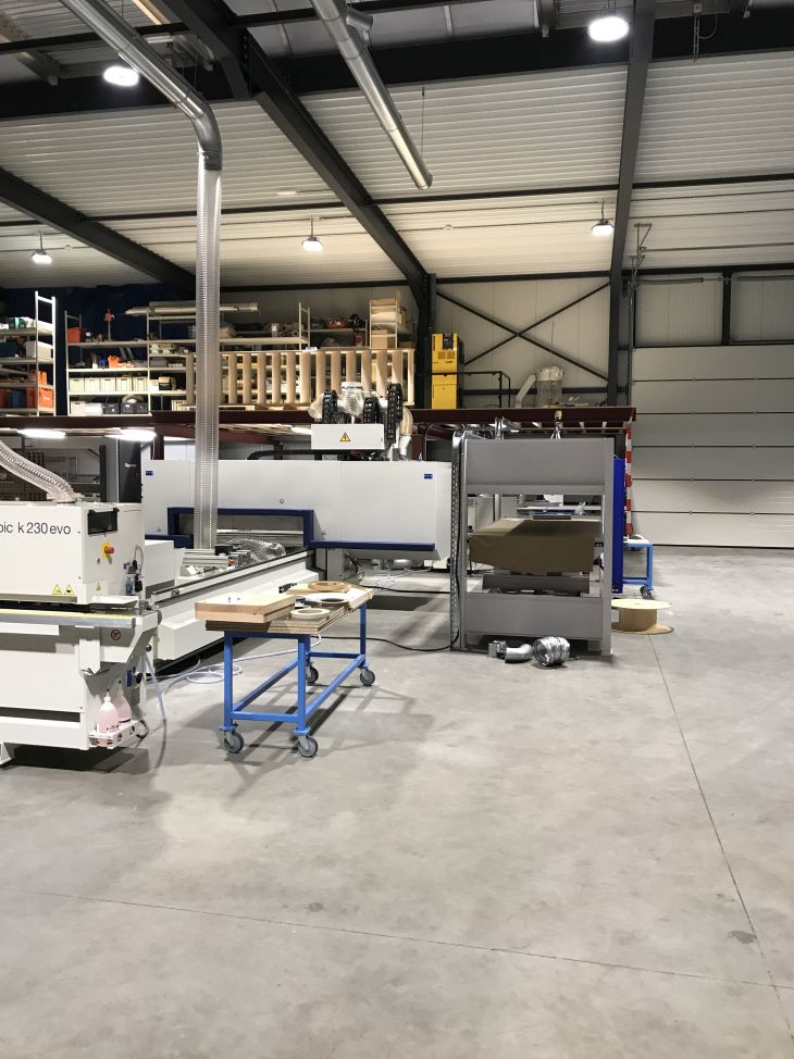 Volledig ingericht nieuw atelier