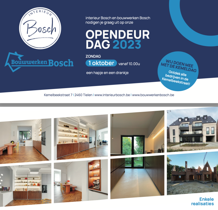 Gezellige Opendeurdag bij Interieur Bosch & Bouwwerken Bosch op Kemeldag!